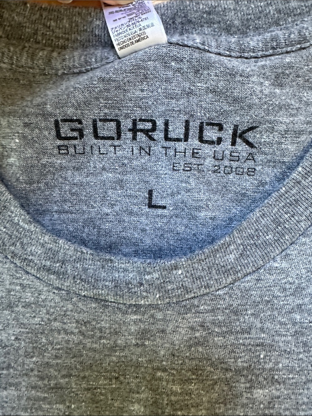 GO RUCK tee | size large - Picture 2 of 3